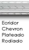 ECRIDOR CHEVRON PLATEADO