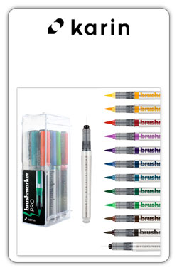 Karin rotuladores
BrushmarkerPRO
11 Basic colours + Blender