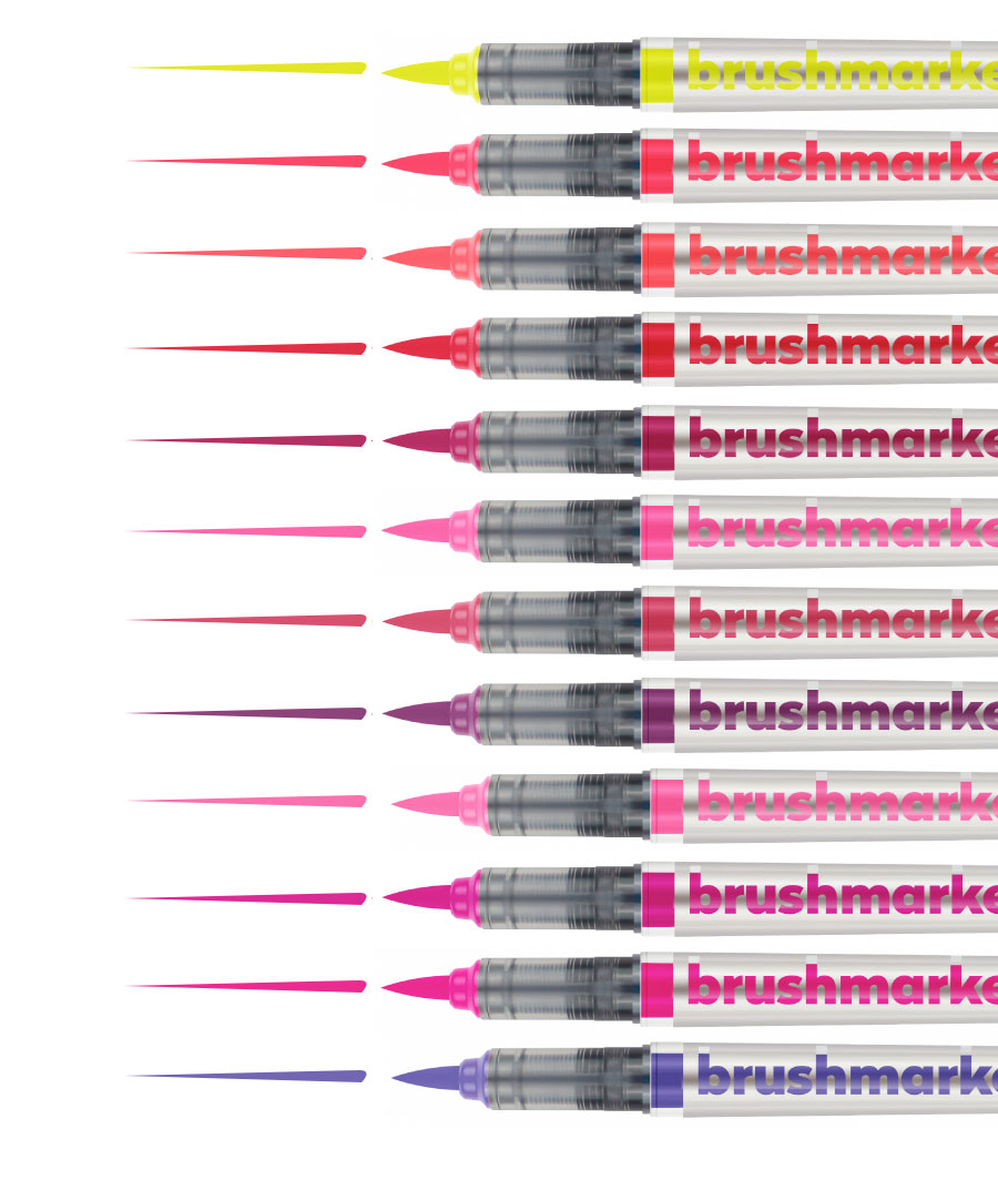 Rotuladores BrushmarkerPRO | 12 Grey Colours Set