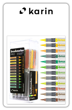 Karin rotuladores
BrushmarkerPRO
12 Sun&Tree Colours Set