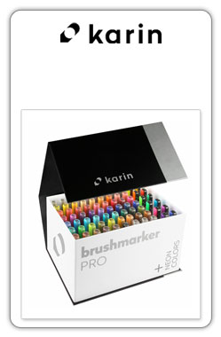 Karin rotuladores
MegaBoxPLUS
72 colours + 3 blenders