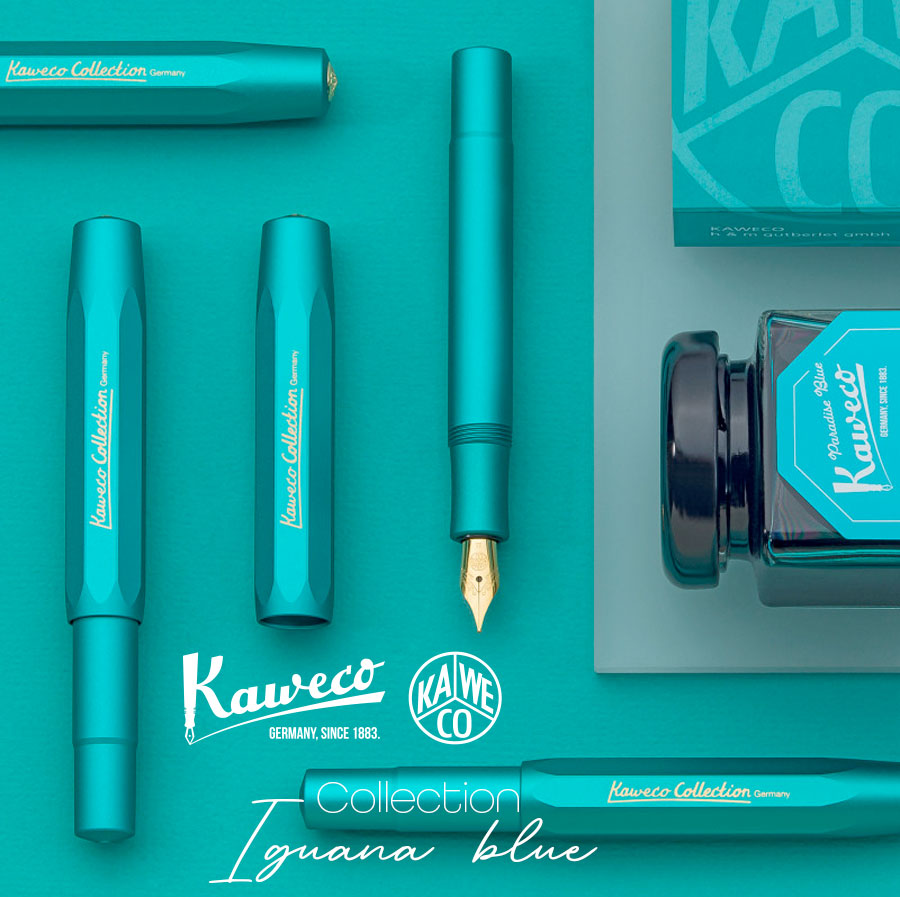 Estolográfica Kaweco COLLECTION Pen Iguana Blue