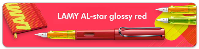 Lamy AL-star glossy red