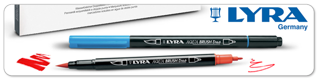 Lyra aqua brush duo