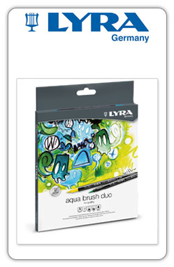 Lyra aqua brush duo
estuche 12 rotuladores