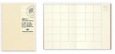 Recambio Traveler´s notebook passport
006 Free Diary
