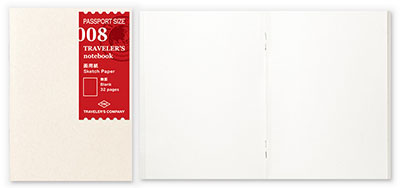 Recambio Traveler´s notebook passport
008 Sketch Paper