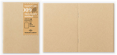 Recambio Traveler´s notebook passport 009 Kraft Paper