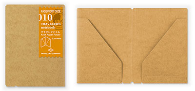 Recambio Traveler´s notebook passport 010 Kraft Paper Folder