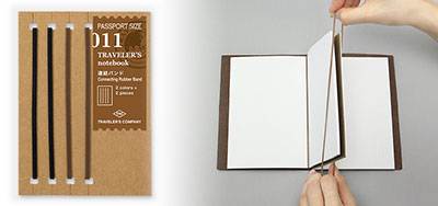 Recambio Traveler´s notebook passport
011 Connecting Rubber Band