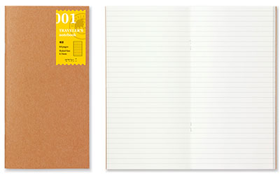 Recambio Traveler´s notebook
Hojas rayadas
