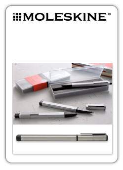 Roller Moleskine
Light Metal Collection