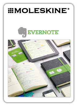Cuaderno Moleskine 
Evernote