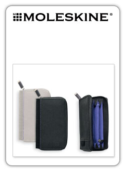 Cartera con cremallera Moleskine
(Zip wallet Moleskine)