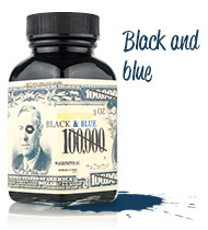 Tintero Noodlers Black and blue