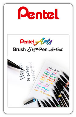 Pentel 
Brush Sign Pen Artist