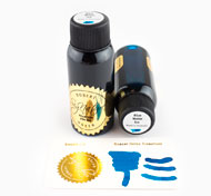 Tintero Robert Oster blue water ice