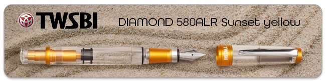 Twsbi Diamond 580 ALR Sunset yellow