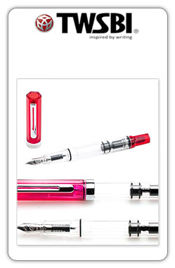 Twsbi Transparent Red