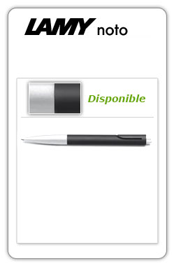 Lamy Noto 
bolígrafo black silver