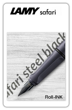 Lamy Safari 
steel black