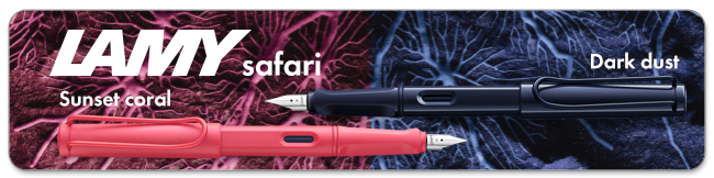 Lamy Safari - Sunset coral  - Dark dust