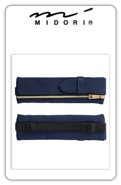 Estuches Midori
Book Band Pen Case B6 - A5 Navy