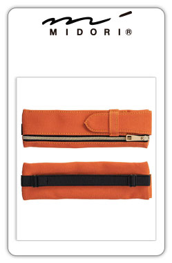 Estuches Midori
Book Band Pen Case B6 - A5 Orange