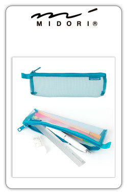 Estuches Midori
CL Mesh Mini Pen Pouch blue