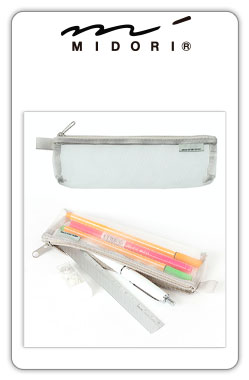 Estuches Midori
CL Mesh Mini Pen Pouch gray