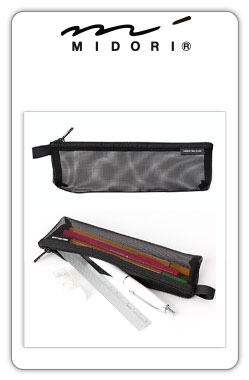 Estuches Midori
CL Mesh Mini Pen Pouch black