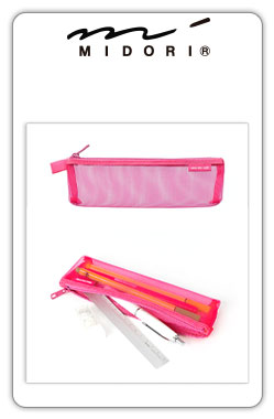 Estuches Midori
CL Mesh Mini Pen Pouch Pink 