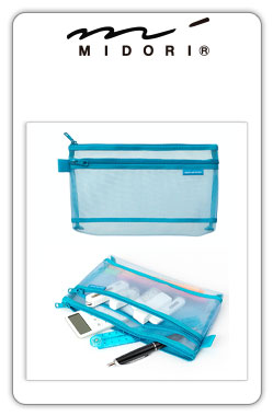 Estuches Midori
CL Mesh Pen Pouch blue