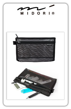 Estuches Midori
CL Mesh Pen Pouch black