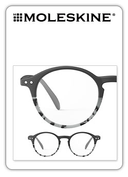 Gafas Moleskine 
Izipizi gris
