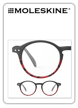 Gafas Moleskine 
Izipizi roja