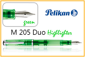 Pelikan 205 duo resaltado green