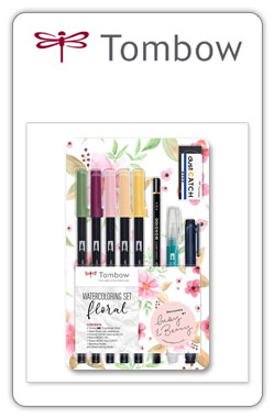 Tombow
Watercoloring Floral