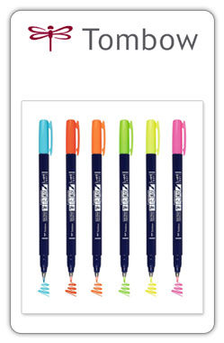 Tombow Fudenosuke Neón