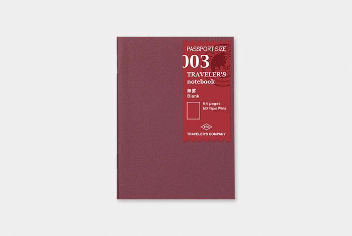 Traveler's Company 003 Blank Notebook Traveler's Company 003 Blank Notebook