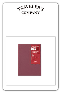 Traveler´s Company
003 Blank Notebook