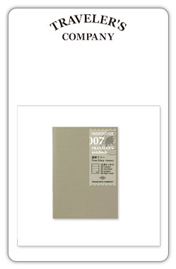 Traveler´s Company
007 Free Diary -Weekly-