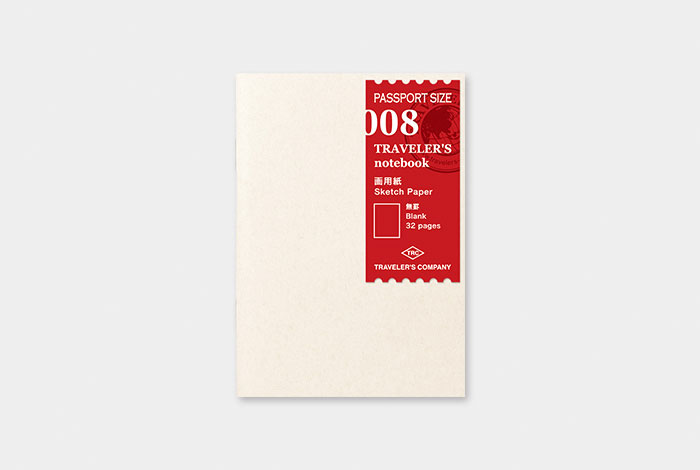 Traveler's Company 008 Sketch Paper Notebook Traveler's Company 008 Sketch Paper Notebook