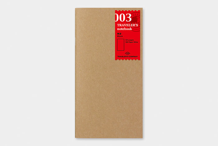 Traveler's Company 003 Blank Notebook Traveler's Company 003 Blank Notebook