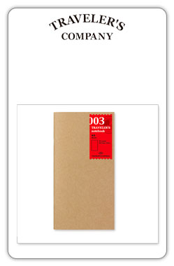 Traveler´s Company003 Blank Notebook